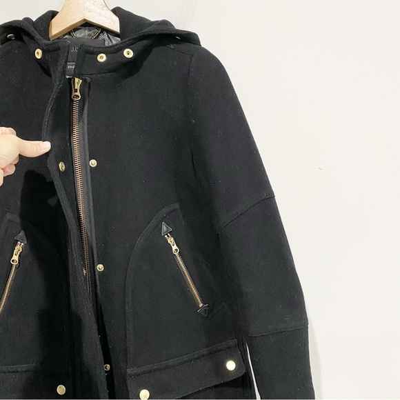 J. CREW Chateau Parka Stadium Cloth
Wool Hood Coat Size 00 - Picture 7 of 16